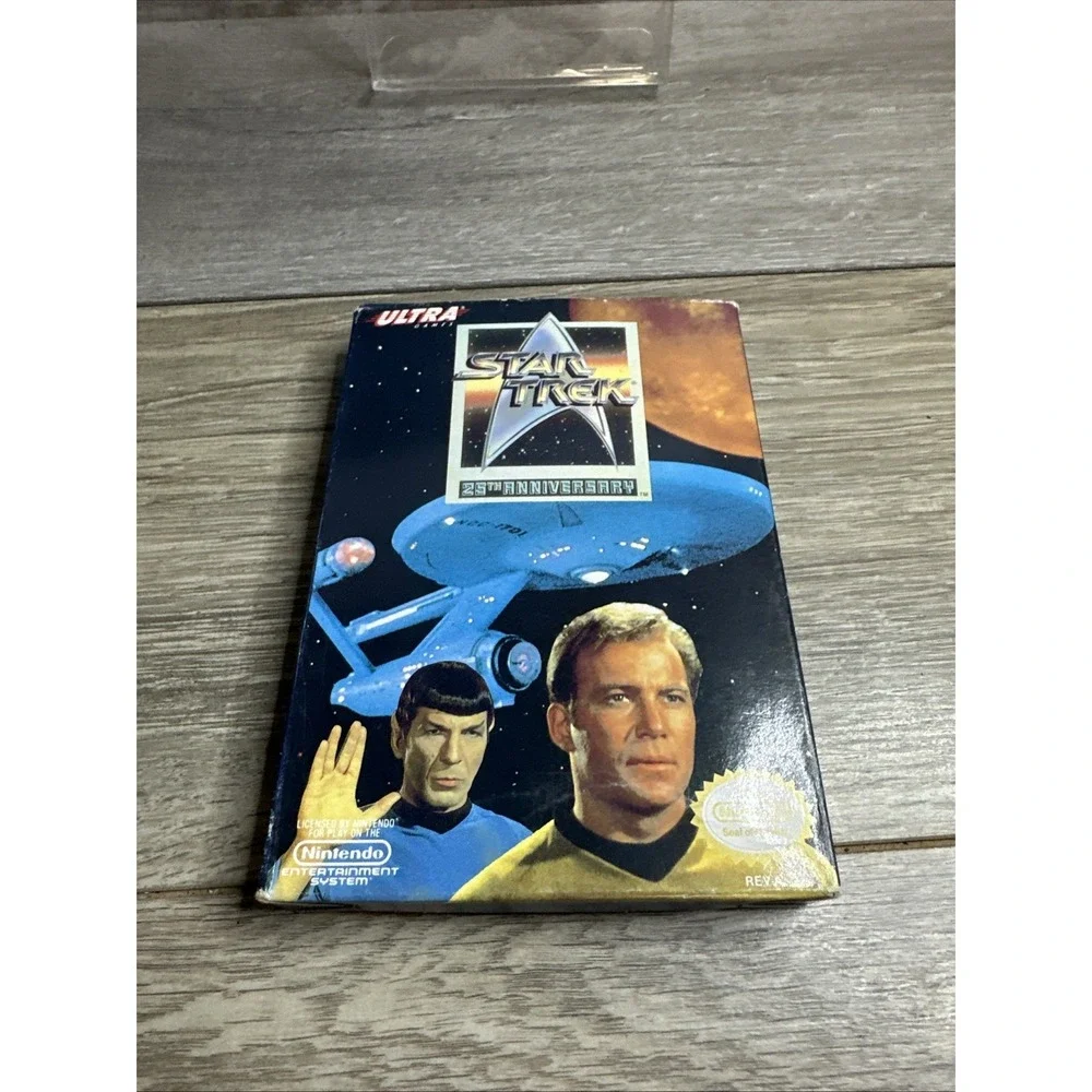 Star Trek 25th Anniversary NES Authentic  Complete CIB‎